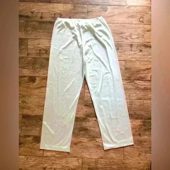 vtg viscose blue PJ bottoms women medium - Picture 2 of 5